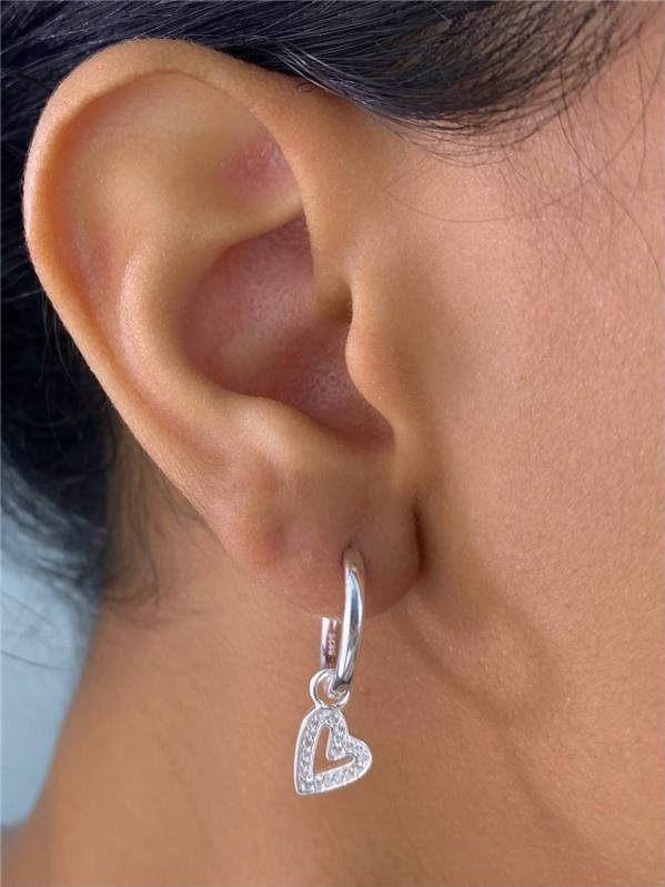 BRINCO ARGOLA C/PINGENTE CORAÇÃO