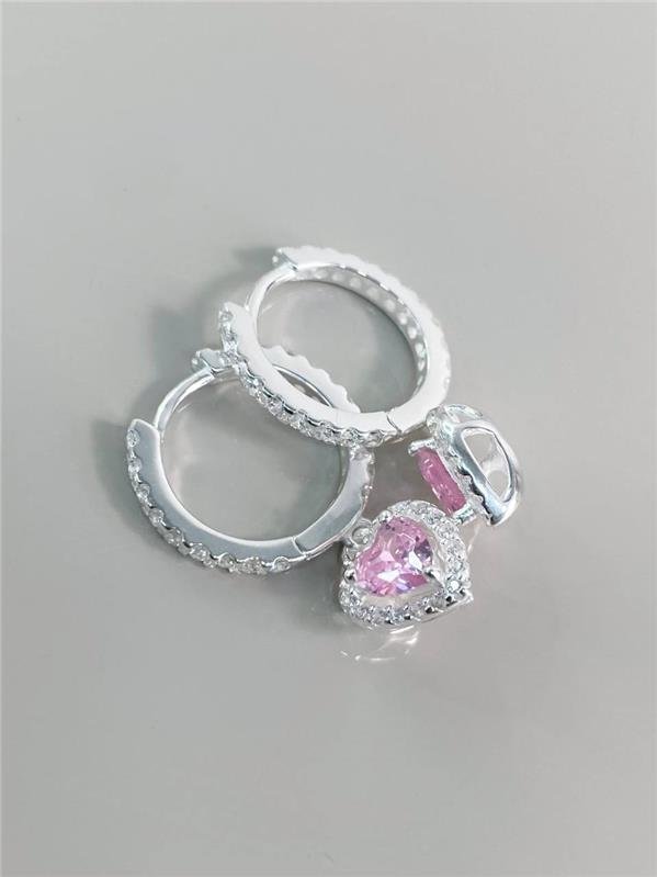 BRINCO ARGOLINHA C/PINGENTE CORAÇÃO