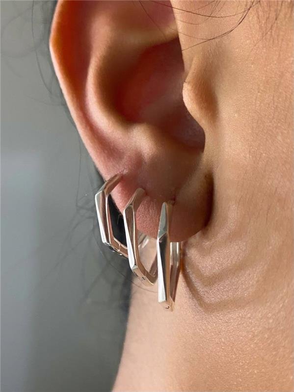 BRINCO TRIO ARGOLA SEXTAVADA