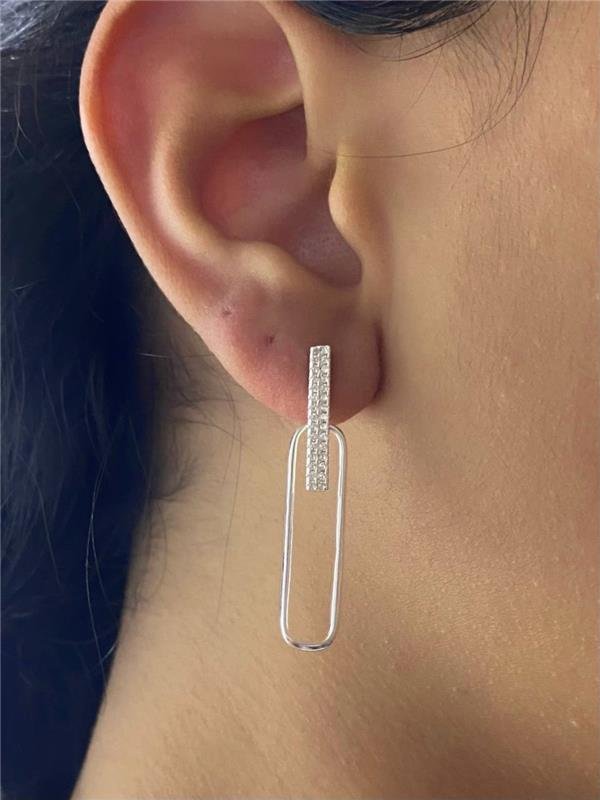 BRINCO BASE PALITO E PINGENTE ELO ALONGADO