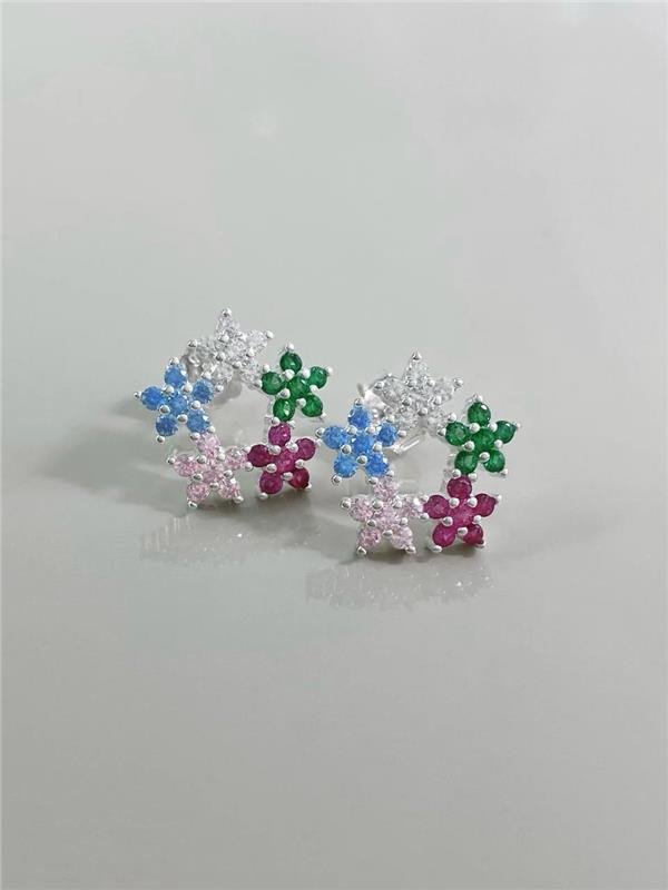 BRINCO FLORES COLORIDAS