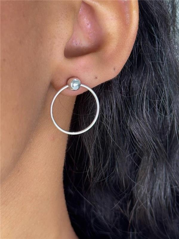 BRINCO BOLA PINGENTE CÍRCULO