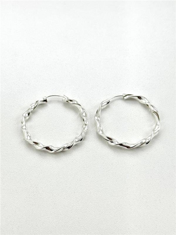 BRINCO ARGOLA TUBO TORCIDO