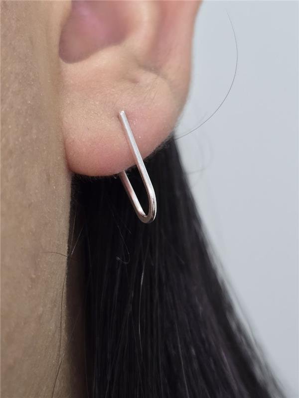 BRINCO ARGOLA ALONGADA