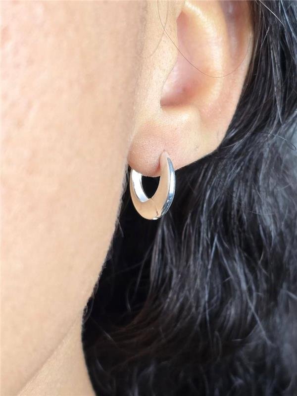 BRINCO ARGOLA ACHATADA