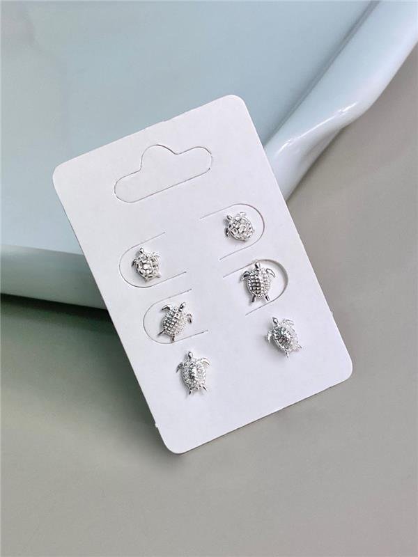 BRINCO TRIO TARTARUGA RENDA ITALIANA