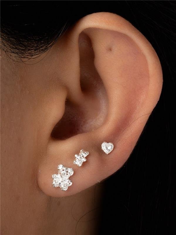 BRINCO TRIO URSO,PONTO LUZ CORAÇÃO RENDA ITALIANA