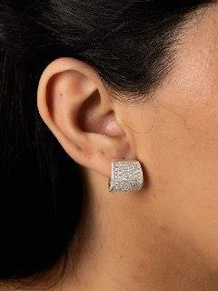 BRINCO ARGOLA LARGO CRAVEJADO