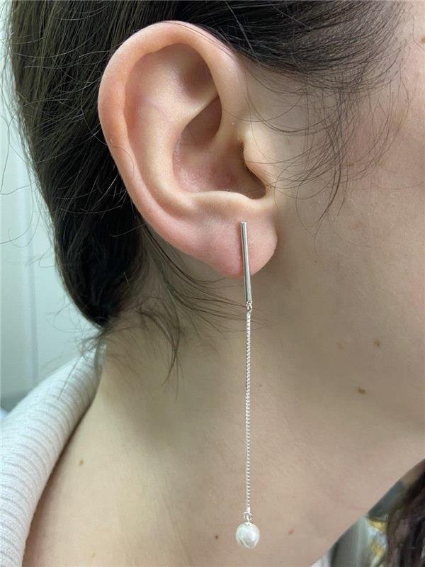 BRINCO PALITO C/CORRENTE PÉROLA SHELL