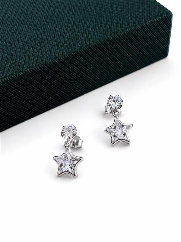 BRINCO PONTO LUZ C/PINGENTE ESTRELA CRISTAL