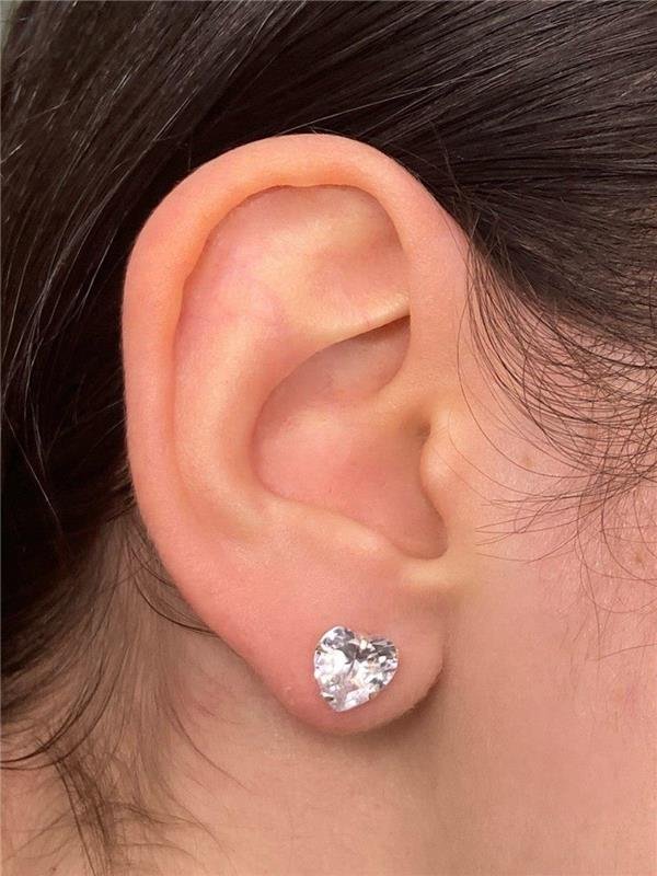 BRINCO PONTO LUZ CORAÇÃO 8MM