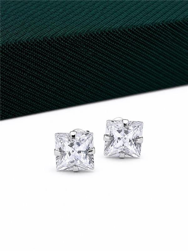 BRINCO PONTO LUZ QUADRADO TARRAXA BANHADA 9MM