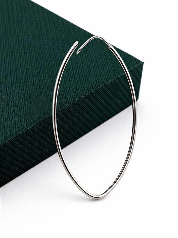 BRINCO ARGOLA OVAL TUBO 5,2X2,8CM