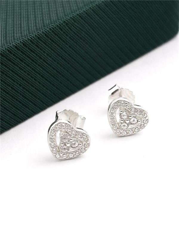 BRINCO CORAÇÃO CRAVEJADO 9X8MM