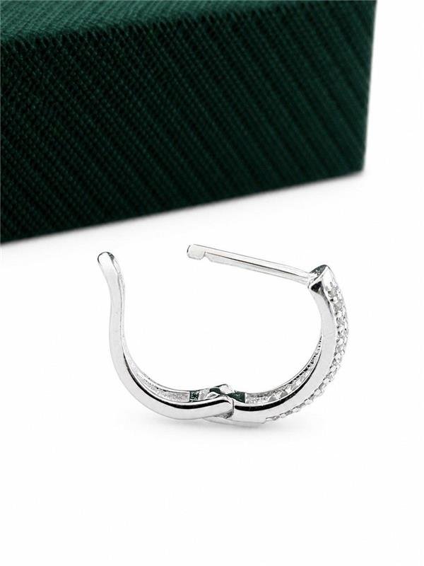 BRINCO ARGOLA CLICK C/ZIRCÔNIA