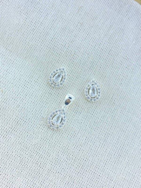 CONJUNTO GOTA BR+PING ZN CRISTAL