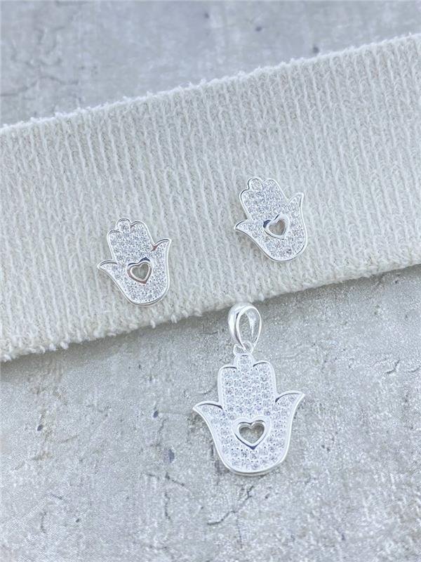 CONJUNTO MÃO COM ZIRCÔNIA 