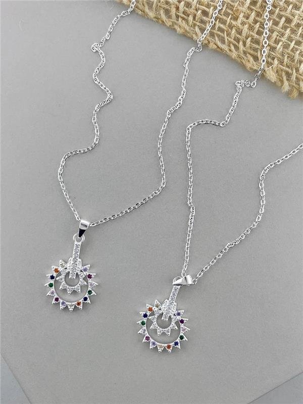 COLAR PINGENTE PENDENTE SOL COLOR 