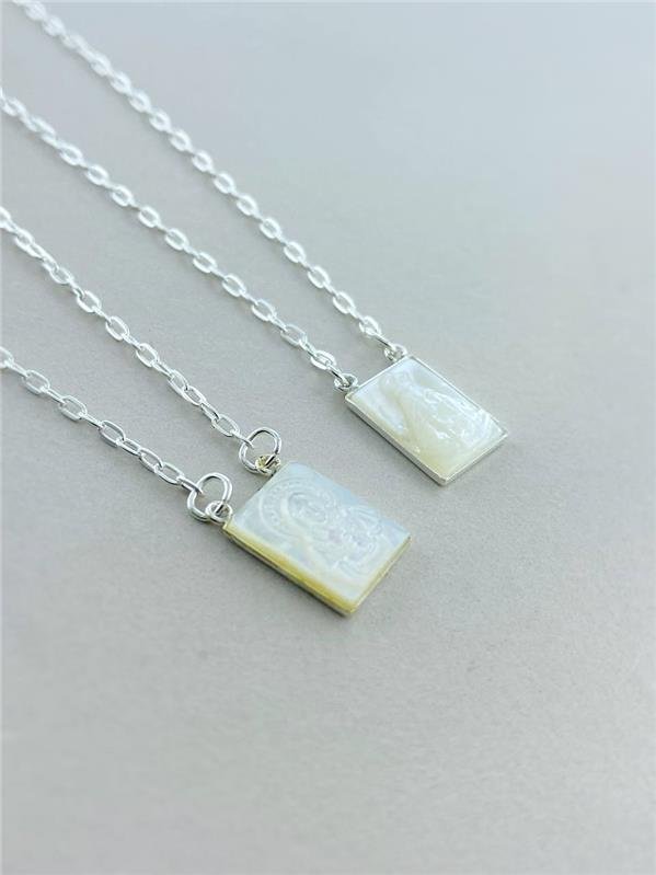  ESCAPULÁRIO MADRE PÉROLA 60CM