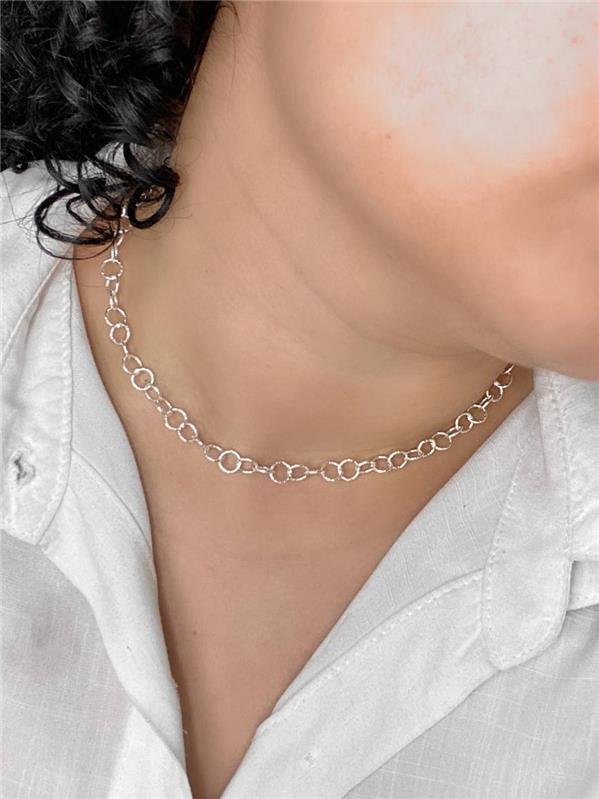 COLAR ELO REDONDO COM TEXTURA 40CM