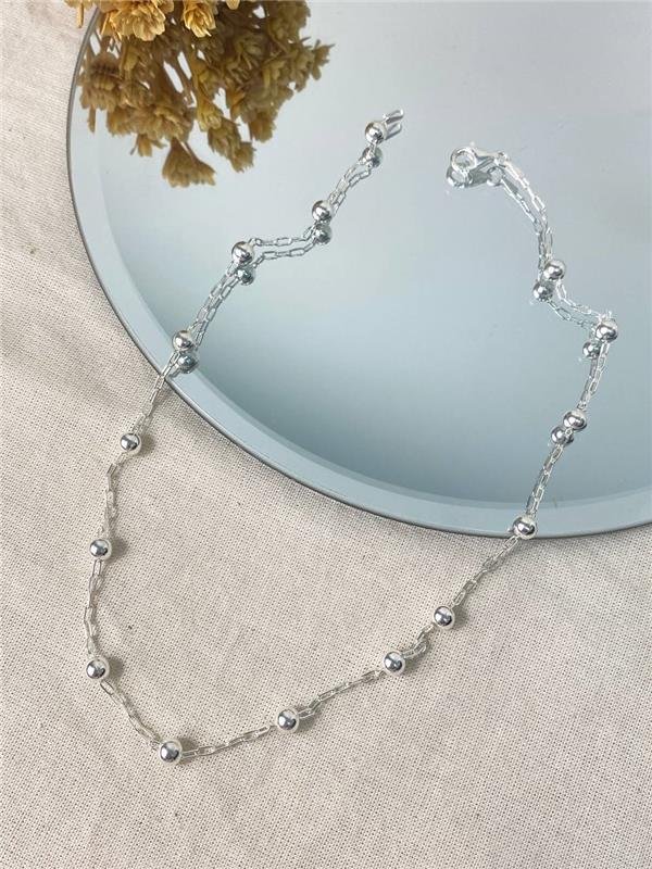 COLAR ELO C/BOLA 5MM 40CM