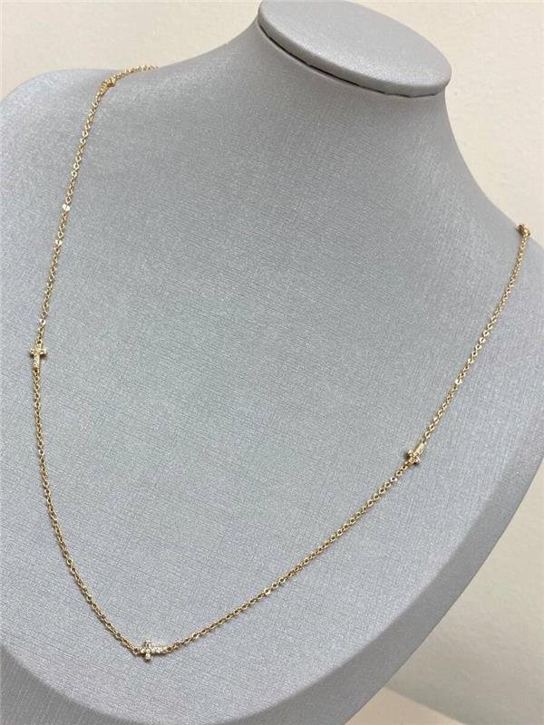 COLAR LONGO COM CRUZ