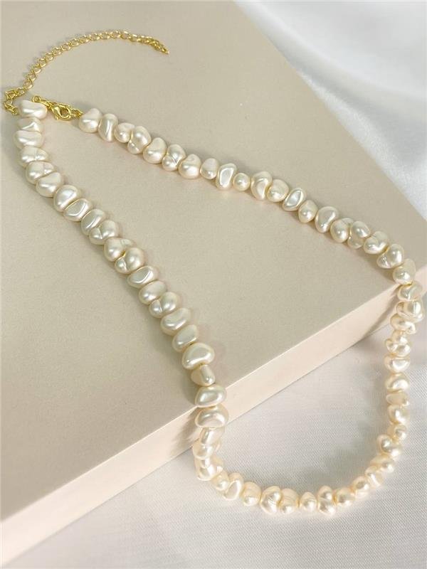 COLAR PÉROLA BARROCA SINTÉTICA