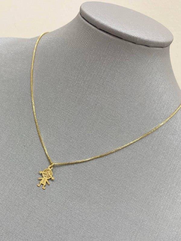 COLAR PINGENTE MENINA