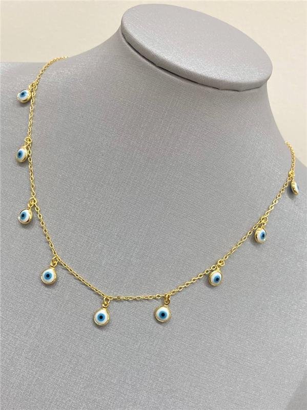 COLAR PINGENTE OLHO GREGO