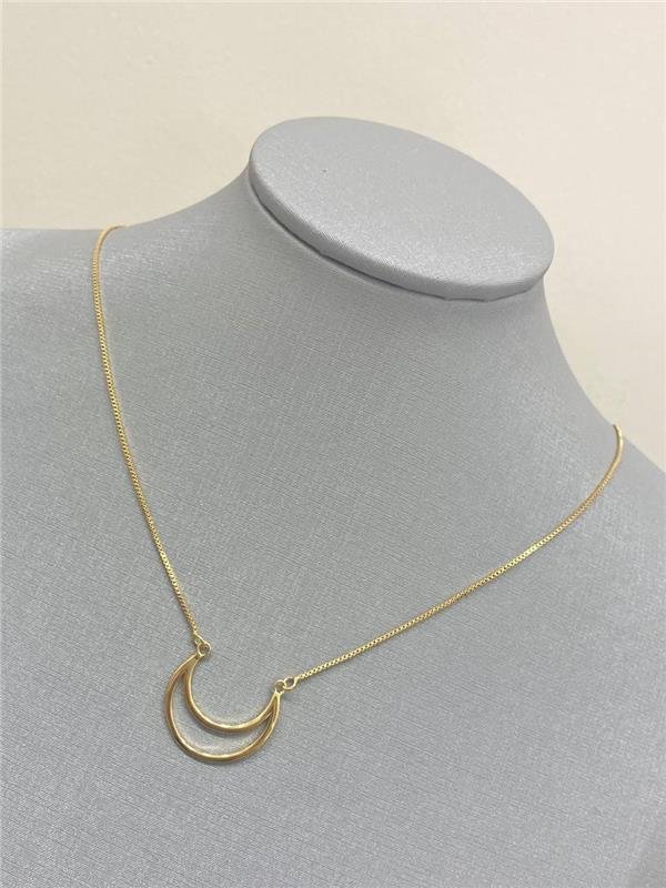 COLAR PINGENTE MEIA LUA 