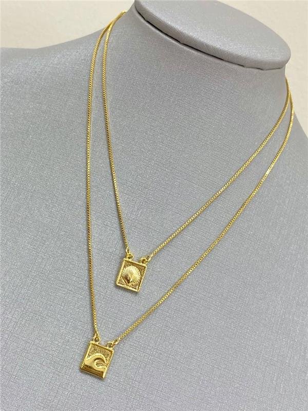 COLAR ESCAPULÁRIO ONDA/CONCHA