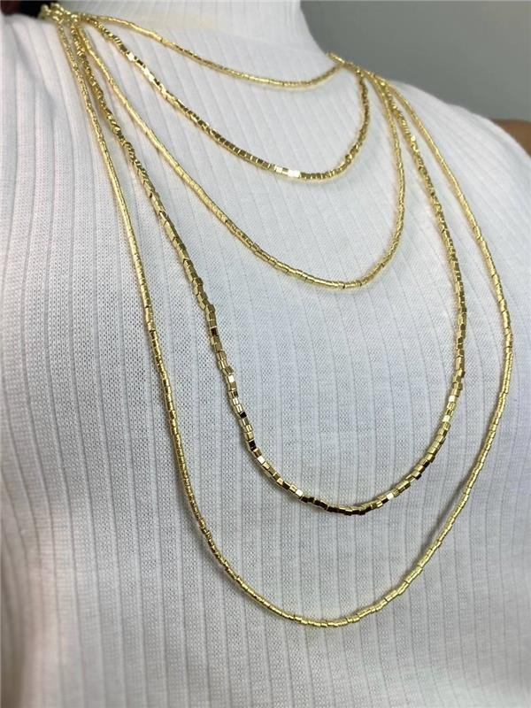 COLAR 5 VOLTAS C/CANUTILHOS