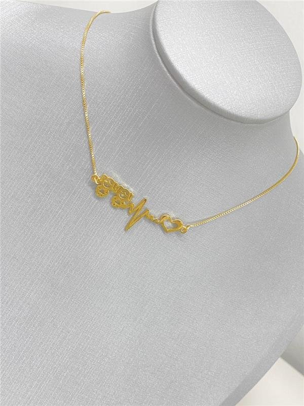 COLAR 2 MENINAS CORAÇÃO