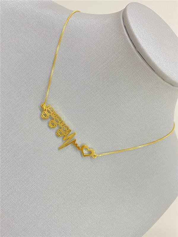 COLAR 3 MENINAS CORAÇÃO