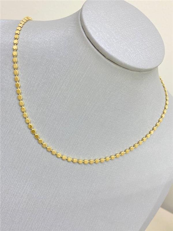 CHOKER BOLINHA ACHATADO