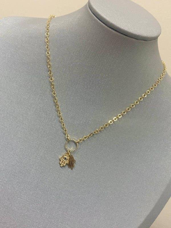 COLAR MÃO DE FÁTIMA E OLHO GREGO