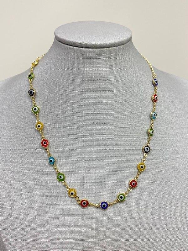 COLAR OLHO GREGO MULTI COLOR