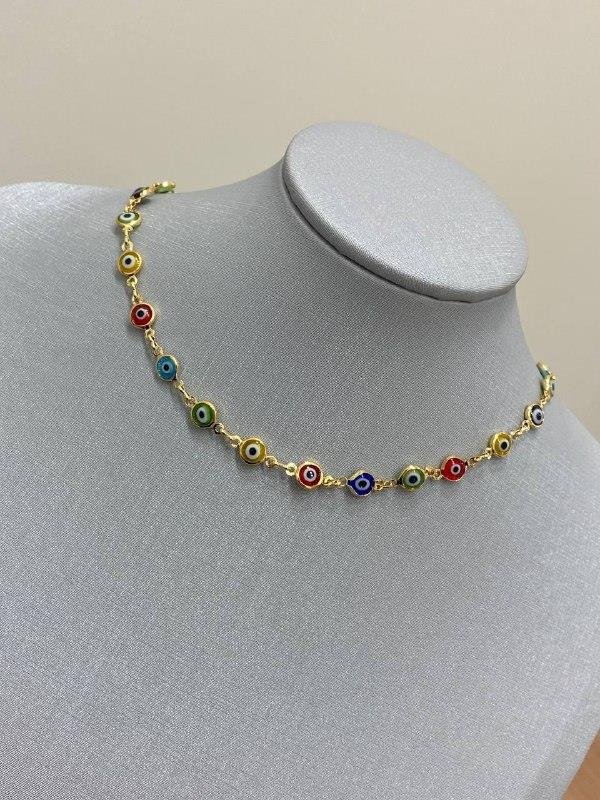 COLAR OLHO GREGO COLOR