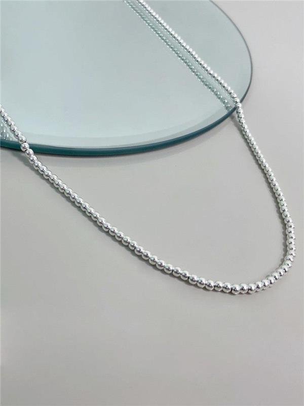COLAR ESFERA 3MM CONTÍNUA 45CM