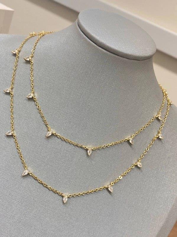 COLAR LONGO EM GOTINHAS S/ FECHO