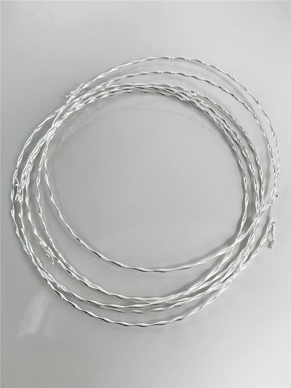 COLAR ARO FIO TUBO TORCIDO