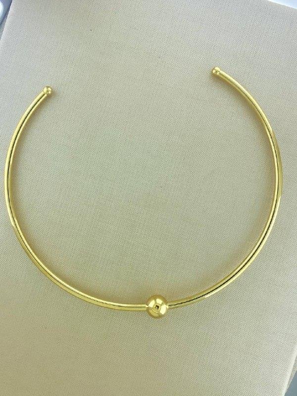 COLAR ARO TUBO C/BOLA ÚNICA