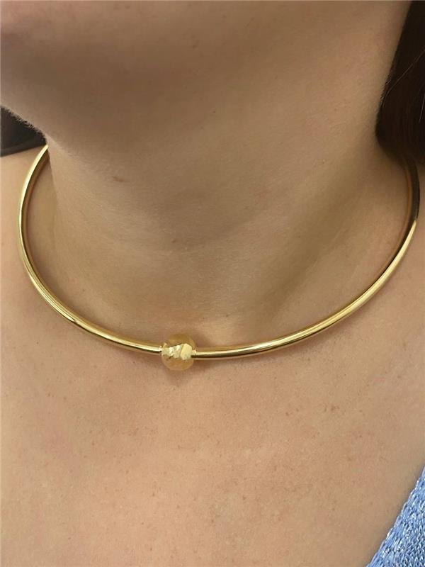 COLAR ARO TUBO C/BOLA ÚNICA