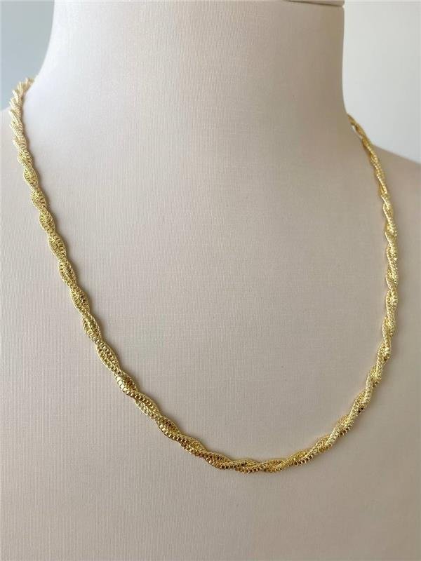 COLAR 2 FIOS TRANÇADO