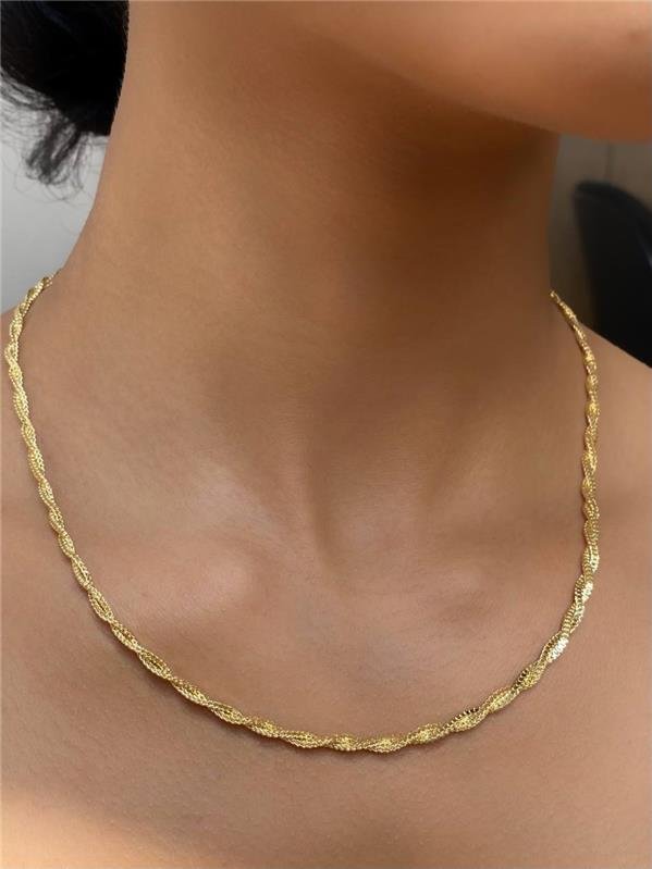 COLAR 2 FIOS TRANÇADO