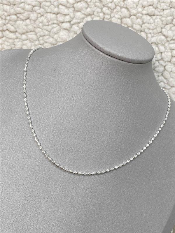 COLAR BOLINHA OVAL CHANFRADA 40CM