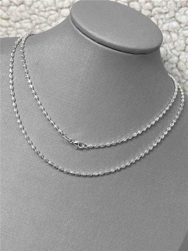 COLAR BOLINHA OVAL CHANFRADA 45CM