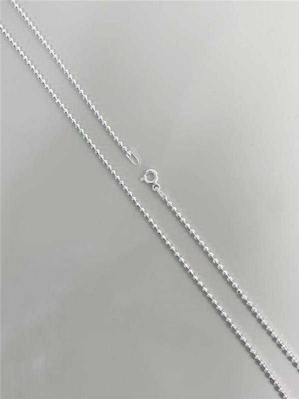 COLAR BOLINHA DIAMANTADA 45CM