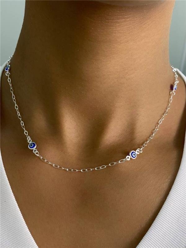 COLAR OLHO GREGO FIXO 40CM+5CM EXTENSOR