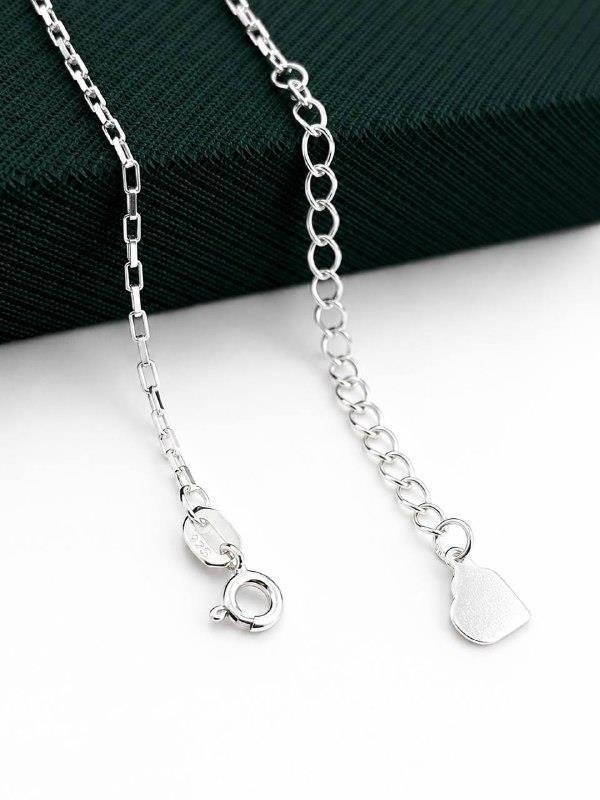 CHOKER ELO TIJOLINHO PINGENTE CORAÇÃO 35CM+5CM EXTENSOR